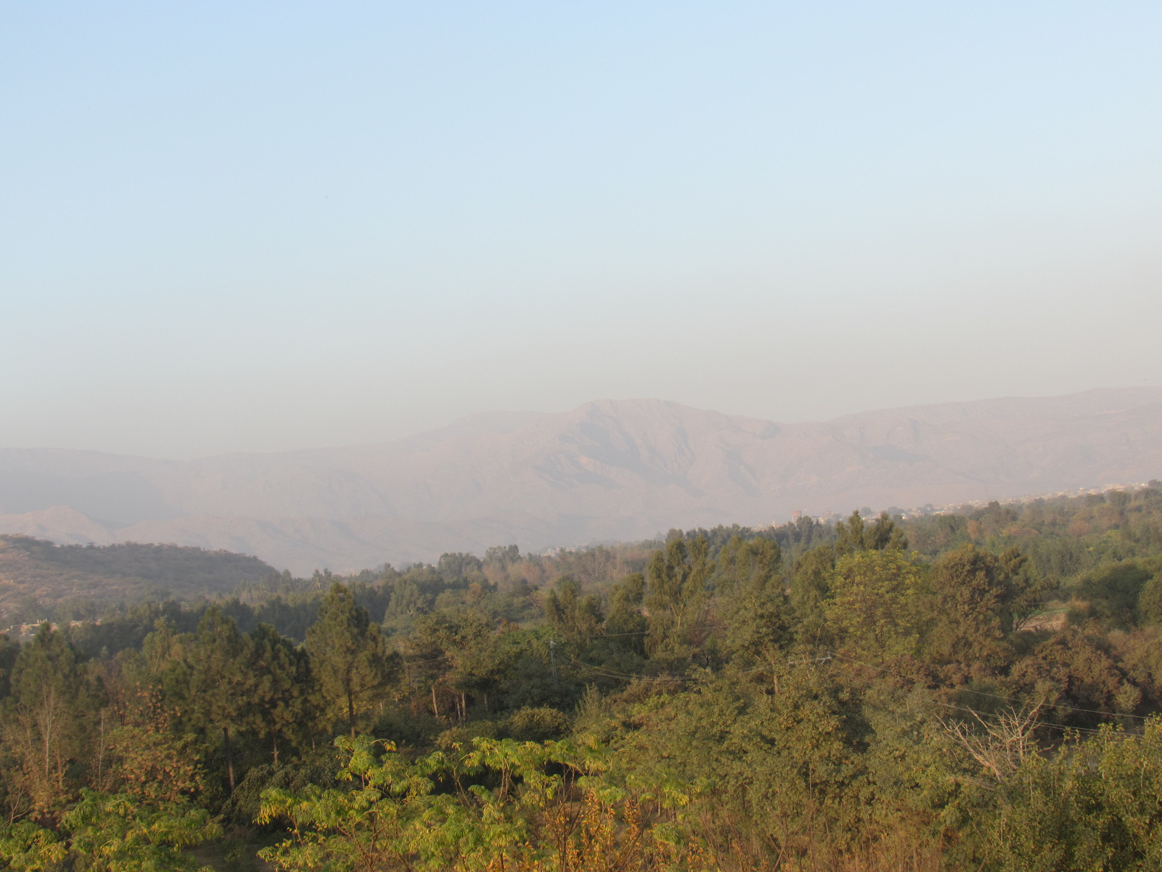 Mountains and valley landscape in Naryab, Khyber Pakhtunkhwa