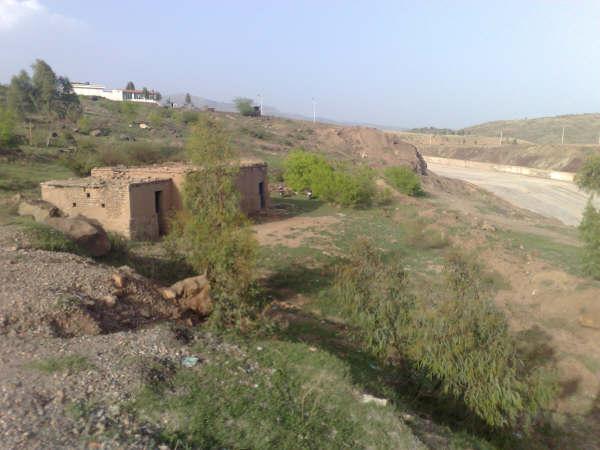 Settlement dwellings and cultivated fields in Naryab