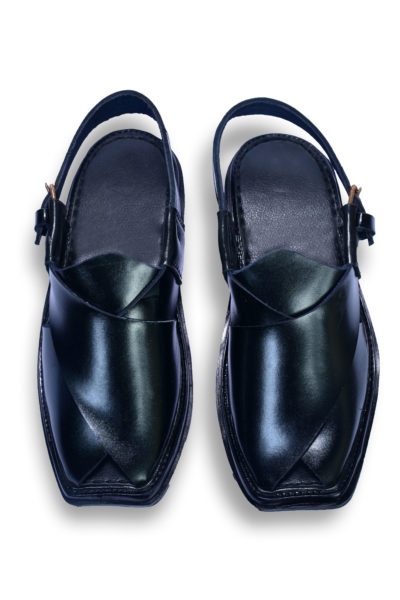 Traditional leather Peshawari chappal